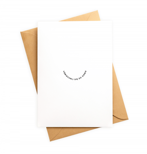 kartka z okazji Dnia Kobiet - uśmiechnij się do siebie